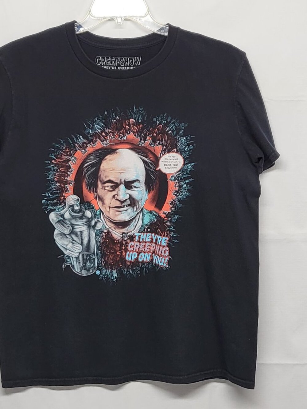 Creep Show Mens T Shirt They're Creeping Up On You Size Large Short Sleeve Black